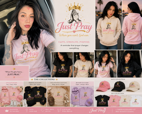 Just Pray Dad Hat – Black