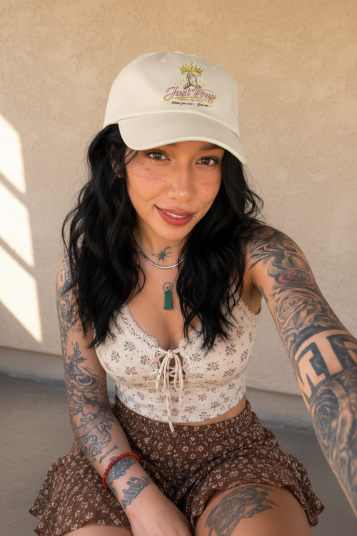 Cream Hat